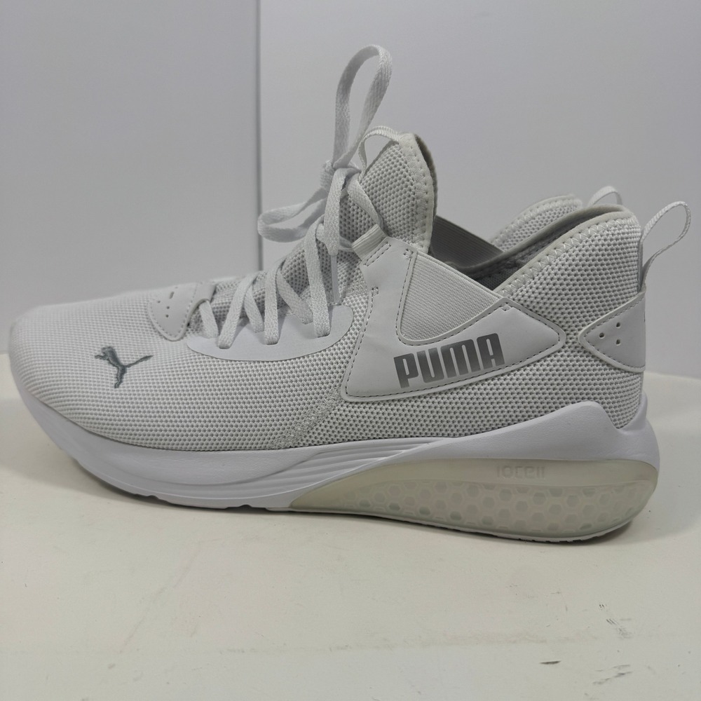 Puma SoftFoam Running Sneakers Men's Size 12‎ White Mesh Athletic Shoes - Picture 4 of 12